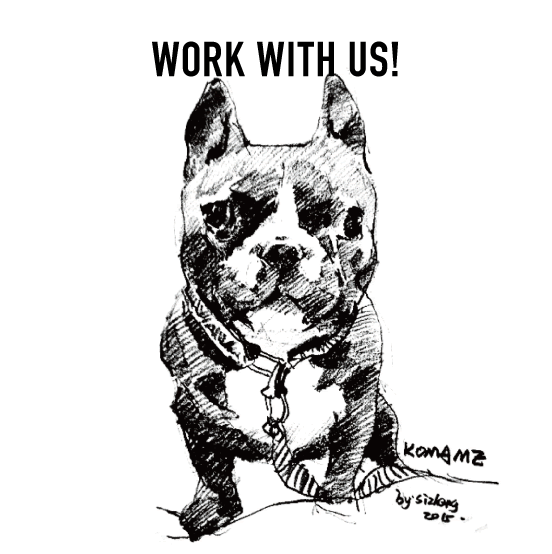 WORK WITH US! スタッフ募集